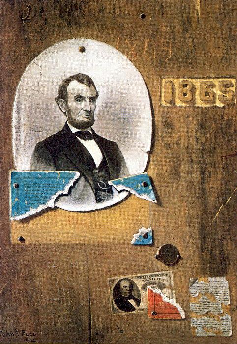 Peto, John Frederick Lincoln and the 25 Cent Note Norge oil painting art